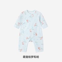英氏 新生婴儿连体衣秋冬新款衣服保暖糯感棉小月龄宝宝秋季哈衣