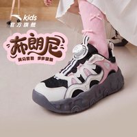 安踏儿童 运动鞋女童鞋子26秋新款大童布朗尼复古老爹鞋厚底休闲鞋
