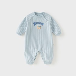戴维贝拉 新生儿A类爬服男宝宝纯棉连体衣婴儿衣服秋装新款包屁衣