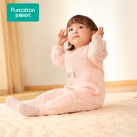 88VIP：全棉时代 微厚连体衣婴儿棉服秋冬新生儿男女宝宝满月保暖衣服哈衣