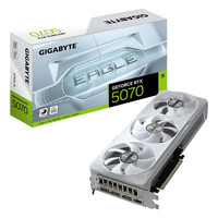 技嘉 白猎鹰 GIGABYTE RTX 5070 12GB显卡 电竞游戏 三风扇 PCI-E 5.0