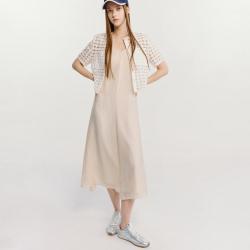 Havva 莱赛尔蕾丝短袖罩衫+吊带连衣裙两件套女士套装2026夏季
