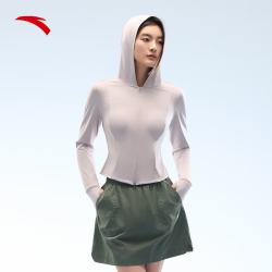 安踏 关晓彤同款小蛮腰防晒衣丨女夏季修身防晒服UPF100+冰 莓果粉-2 M