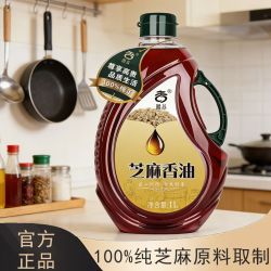滁谷 芝麻油1L桶装凉拌菜拌馅火锅蘸料芝麻香油调味油食用油香油
