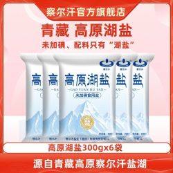 察尔汗 青藏高原湖盐300g未加碘青海天然湖盐未添加亚铁氰化钾