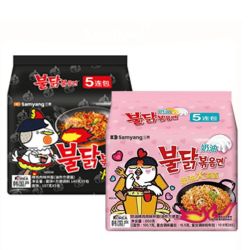 三养 韩国三养火鸡面经典味奶油芝士味炸酱面干拌面方便面泡面夜宵速食
