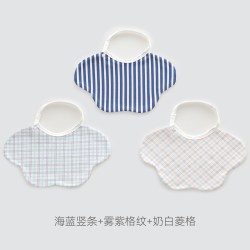 莱茵森 口水巾婴儿春夏季薄款a类防水速干围兜婴幼儿围脖新生儿宝宝围嘴