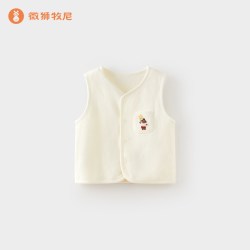 wismorni 婴幼儿马甲坎肩春秋款宝宝洋气外穿马夹婴儿外出背心秋装