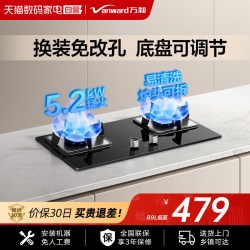 万和 天然气液化气双气源猛火燃气灶