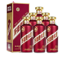 茅台酱香酒 MOUTAI 茅台 迎宾酒 紫 53%vol 酱香型白酒 500ml*6瓶 整箱装