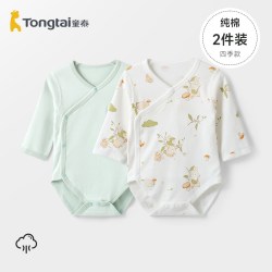 童泰 婴儿包屁衣四季款衣服纯棉A类新生儿连体衣宝宝春秋长袖爬服