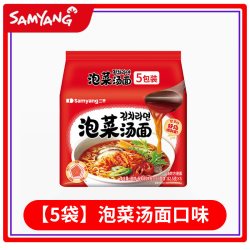 三养 超辣甜辣味 方便面 140g*5袋