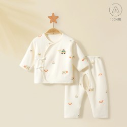 La Chapelle Sport 拉夏贝尔新生婴儿衣服春秋初生0和尚3月分体内衣打底宝宝秋衣套装