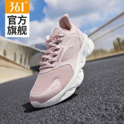 361° 女鞋运动鞋2026夏季新款网面透气跑步鞋软底舒适休闲跑鞋增高