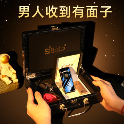 仕保罗 充电打火机送 定制款+皮纹礼盒