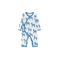 milkbarn 2026秋冬新品新生婴儿系带连体服长袖宝宝蝴蝶衣爬服纯棉