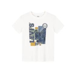 Levi's 童装男童短袖T恤夏季中大童短袖舒适儿童短T