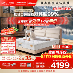 金可儿 护脊之芯 三区独立袋弹簧 弹簧床垫  20-25cm（含） 乳胶床垫 150*200cm 偏硬 白色
