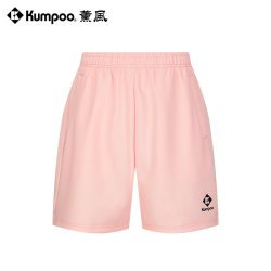 KUMPOO 2026新款羽毛球服儿童款短裤吸汗速干透气运动裤熏风比赛短裤