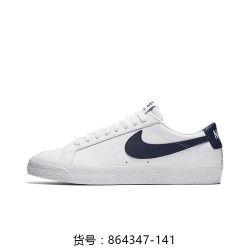NIKE 正品 SB ZOOM BLAZER LOW白低帮透气运动休闲板鞋864347