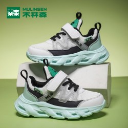 木林森 童鞋2026春秋新款网面透气儿童运动鞋中大童休闲防滑跑步鞋
