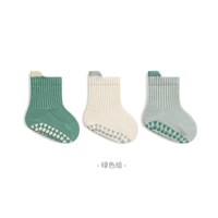 宝宝地板袜春秋薄款婴儿防滑袜子学步幼儿四季通用室内儿童秋冬男