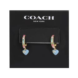 COACH 【抱耳心形】女士金色圈形耳环 B09TJ6SJWL