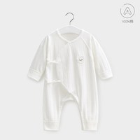 La Chapelle Sport 拉夏贝尔新生婴儿衣服春秋季初生0打底3月和尚纯棉哈衣宝宝连体衣