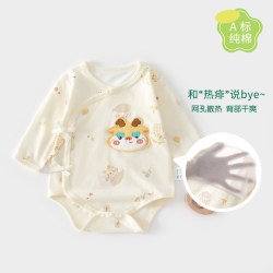 温巢 新生婴儿包屁衣纯棉a类夏季薄款婴幼儿宝宝衣服