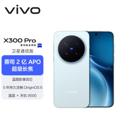 vivo X300 Pro 卫星通信版 5G手机 12GB+512GB 自在蓝