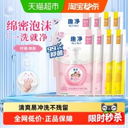 狮王 泡沫抑菌洗手液 阳光青提香 200ml*8