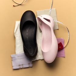 crocs 女凉鞋 卡迪平底休闲时尚镂空低帮女鞋