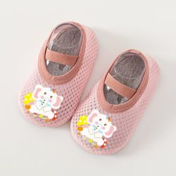 天猫 婴儿夏季地板袜鞋透气网眼0-2岁软底防滑学步袜子男女宝宝隔凉