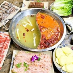 红白鸳鸯锅+番茄鸳鸯锅（2选1）2-3人餐