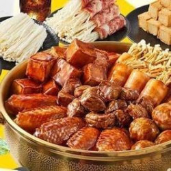 如愿锅（含鸡、鱼、金针菇肥牛卷等）