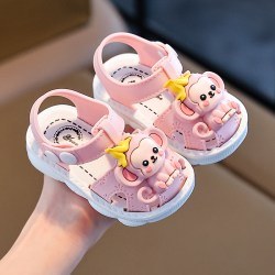 矮马 宝宝包头学步鞋夏季婴幼童鞋防踢防滑软底1-2-3岁男女童凉鞋儿童