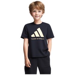 adidas 2026热卖款夏季儿童休闲运动宽松短袖T恤
