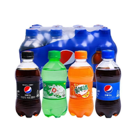 伊乐娃 百事可乐4种口味可乐七喜美年达汽水饮料300ml