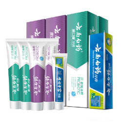 云南白药 牙膏套装 益生菌牙膏105g45g持久清新 ZB