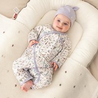 嫚熙 新生儿哈衣纯棉低敏柔软婴儿连体衣宝宝衣服秋长袖a类