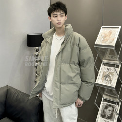 朴道 冬款墨烯三防棉服保暖棉服男潮牌面包服宽松立领短款外套