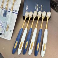 靓达宽头密丝柔高档成人软毛牙刷家用高密清洁深层口腔—六只装