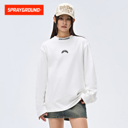SPRAYGROUND 鲨鱼嘴加绒T恤舒适长袖内搭宽松百搭秋冬GC  WD930316