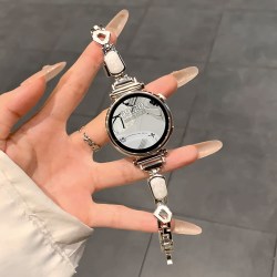 适用华为GT6手表gt7金属贝母gt5表带watchgt4智能腕表gt5pro女士鎏金贝壳小众高颜值夏季透气腕带轻奢小香风