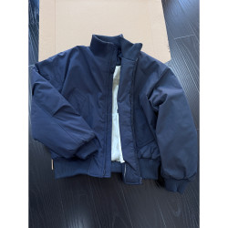 美式短款飞行夹克棉服男款冬季cleanfit外套bomber廓形立领棉衣潮