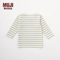 無印良品 MUJI 无印良品 MUJI 新生儿 起毛罗纹编织 长袖T恤