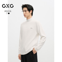 GXG 男 合体装简约休闲半高领长袖T恤保暖舒适打底T恤男内搭春秋