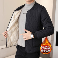 内胆棉衣男新款内穿加绒加厚打底保暖小棉袄秋冬宽松大码棉服外套