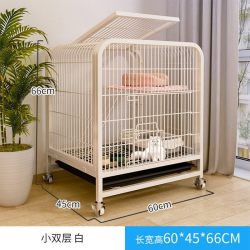 HELLOLEIBOO 猫笼子家用室内别墅超大自由空间冬天猫厕一体猫舍猫屋猫窝猫咪笼