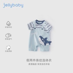 jellybaby [5A抗菌]婴儿连体衣夏季薄款
